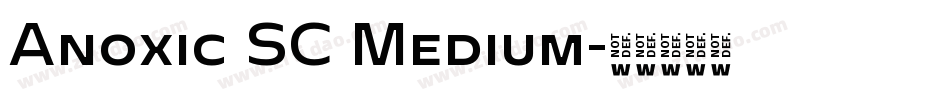 Anoxic SC Medium字体转换